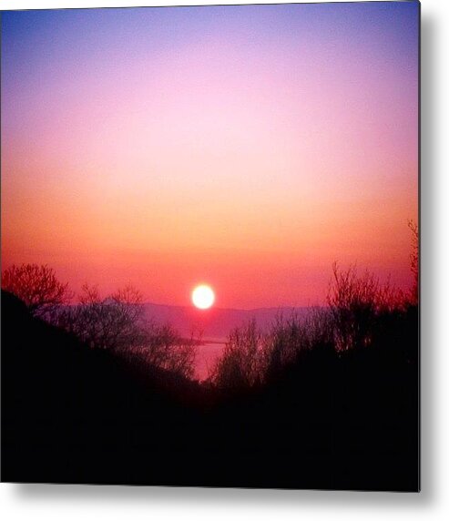 Scenery Metal Print featuring the photograph Scottish Sunset #5 by Luisa Azzolini