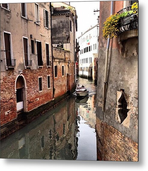 Venice Metal Print featuring the photograph Venice Italy #7 by Irina Moskalev