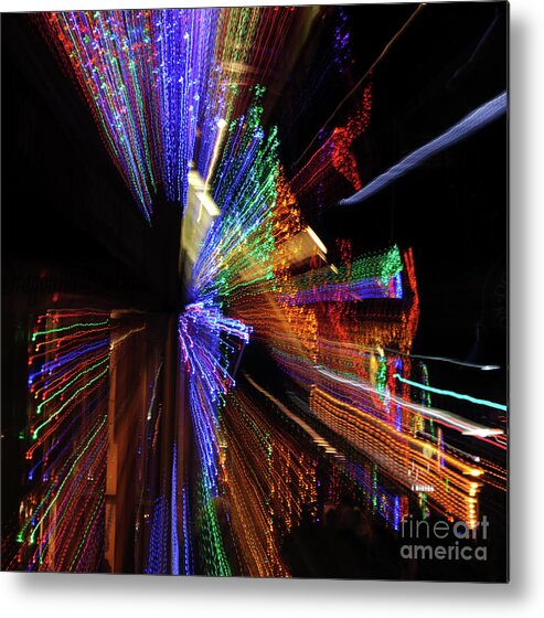 Lights Metal Print featuring the photograph Abstract Lights by Ronald Grogan