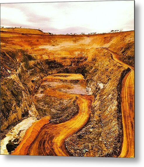 Bling Metal Print featuring the photograph Another Gold Mine Another Day! by Josh Allsop