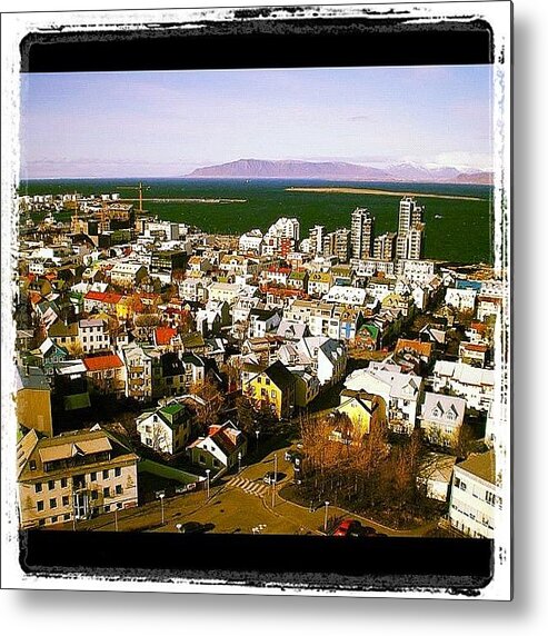 Reykjavik Metal Print featuring the photograph Another #view From #hallgrimur #church by CarLos Alfonsoson
