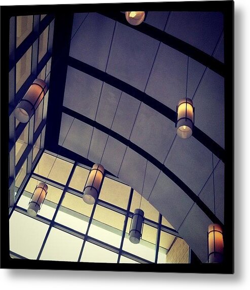 Buildings Metal Print featuring the photograph Architectural Ceiling At Studio Movie by Corrie Pannell Fleming