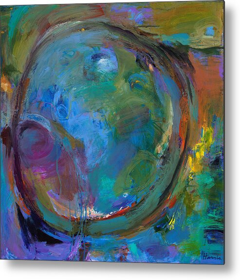 Abstract Expressionistic Metal Print featuring the painting Back to Forgotten Times by Johnathan Harris
