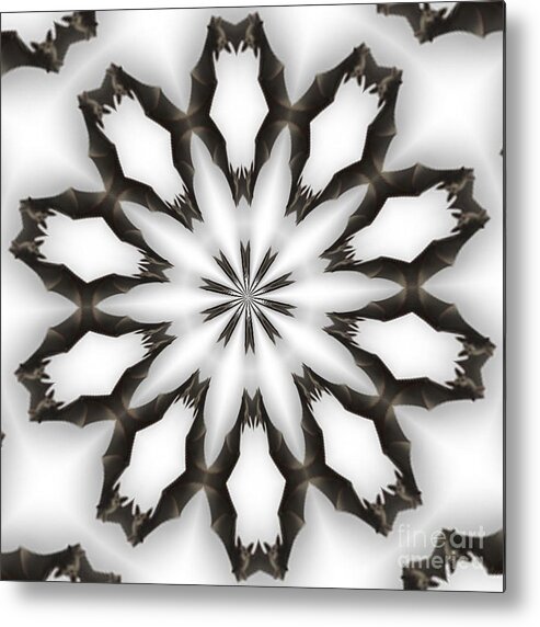 Kaleidoscopic Metal Print featuring the photograph Bat-O-Scope by Donna Brown