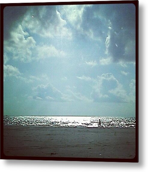 Beautiful Metal Print featuring the photograph Beach At Port Aransas, Texas by James Granberry