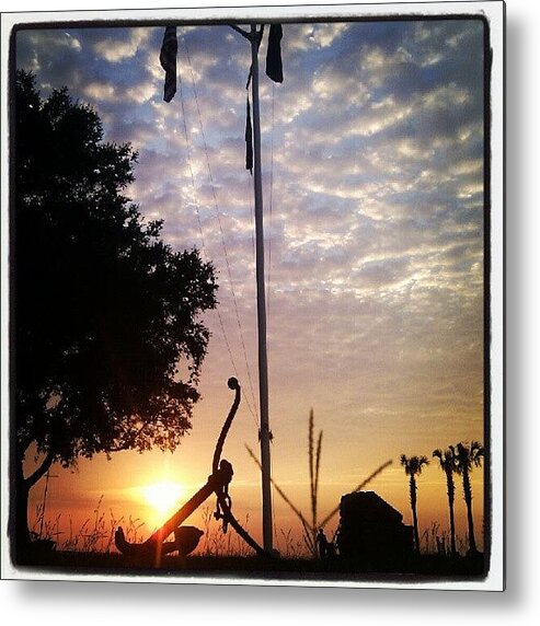 Yacht Club Sunset Metal Print featuring the photograph Beautiful Evening At The Yacht Club by Dustin K Ryan