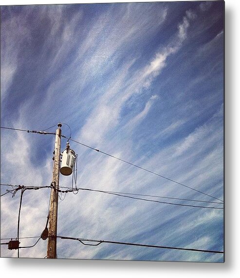 Sky Metal Print featuring the photograph Beautiful Sky This Morning by Katie Cupcakes
