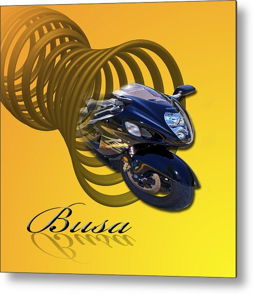 Abstract Metal Print featuring the photograph Busa by Gordon Engebretson