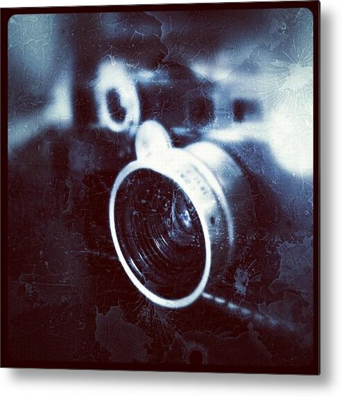 Blackandwhite Metal Print featuring the photograph Camera Porn by Dave Edens