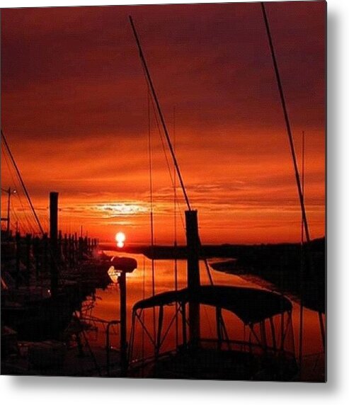 Rock Harbor Orleans Metal Print featuring the photograph Cape Cod Sunset by Edward Sobuta