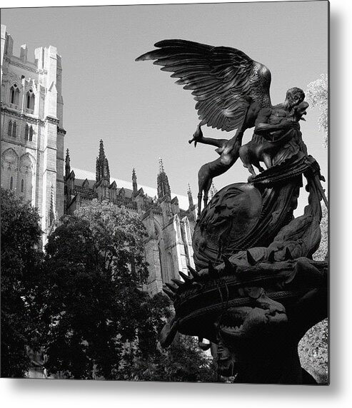 Igersnyc Metal Print featuring the photograph Cathedral Of Saint John The Divine - by Joel Lopez