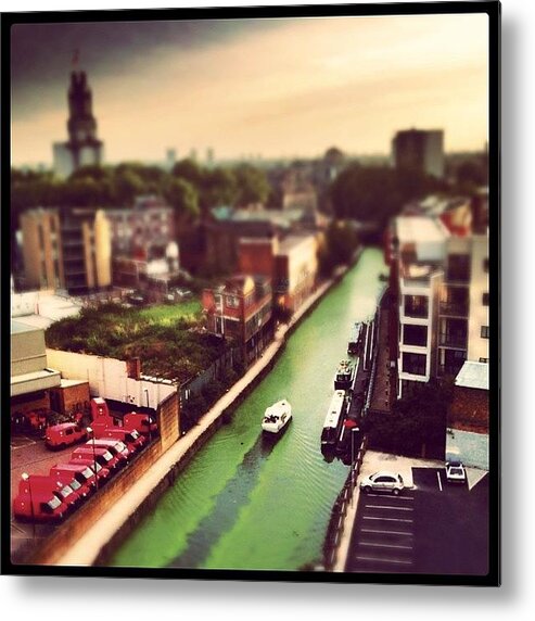 Jealous Metal Print featuring the photograph Chilling On A Boat Down The Canal by Tom Gibby