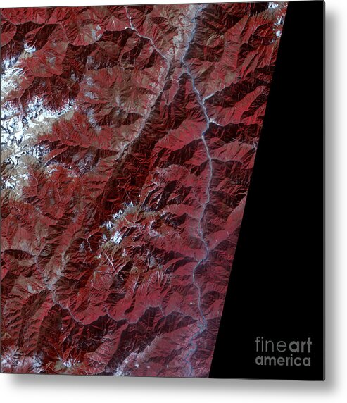 China Metal Print featuring the photograph Chinas Sichuan Province by Nasa