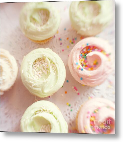 Cupcakes Metal Print featuring the photograph Cupcakes by Kim Fearheiley