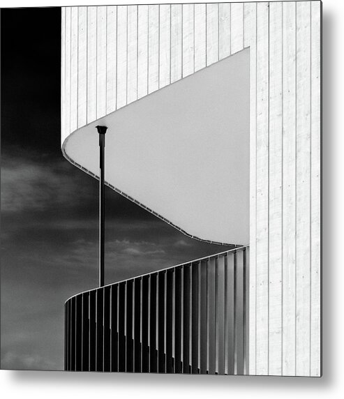 Dutch Metal Print featuring the photograph Curved Balcony by Dave Bowman