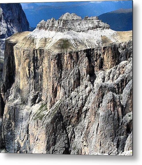 Mountains Metal Print featuring the photograph Dolomites mountains by Luisa Azzolini