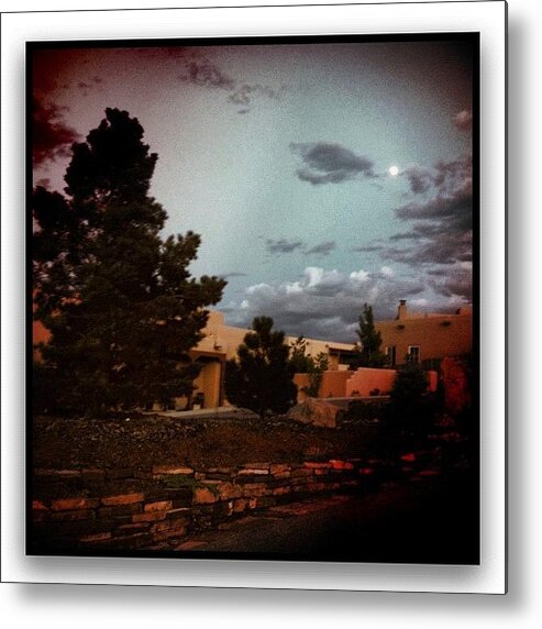 Evening Metal Print featuring the photograph Dusk On My Street by Paul Cutright