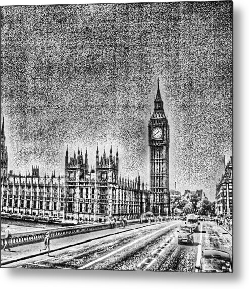 England Metal Print featuring the photograph Edit Of The Day, #editeoftheday #london by Abdelrahman Alawwad