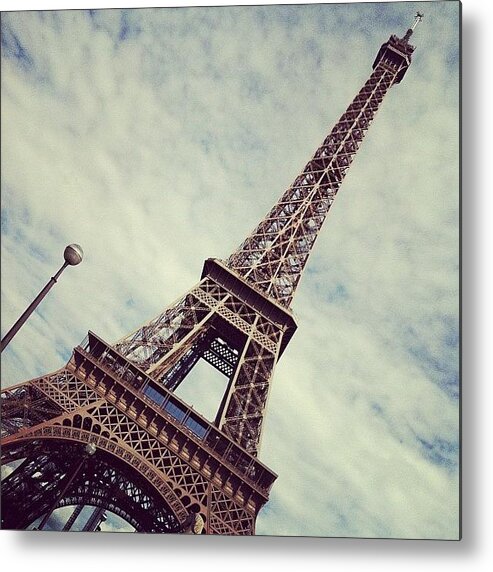 Paris Metal Print featuring the photograph Eiffel Tower #paris #travel by Bryn Miyahara