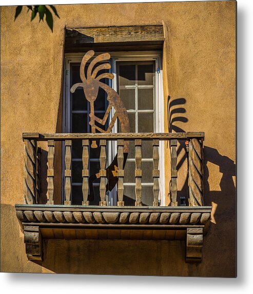 Flute Metal Print featuring the photograph Flute Priest at Play by Ken Stanback