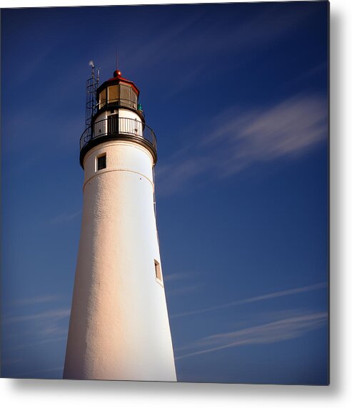 Fort Metal Print featuring the photograph Fort Gratiot Lighthouse by Gordon Dean II