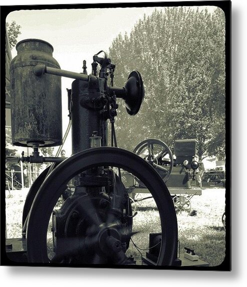Wheel Metal Print featuring the photograph From The Archive: The Great Oregon by Christopher Hughes