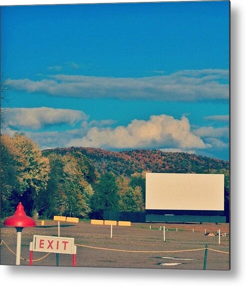 Mountains Metal Print featuring the photograph Garden Drive-in In Hunlock Creek by John Robinson