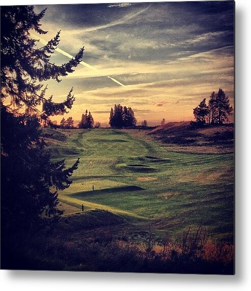Photoftheday Metal Print featuring the photograph #gleneagles #scotland #uk #dusk by Colin Logie