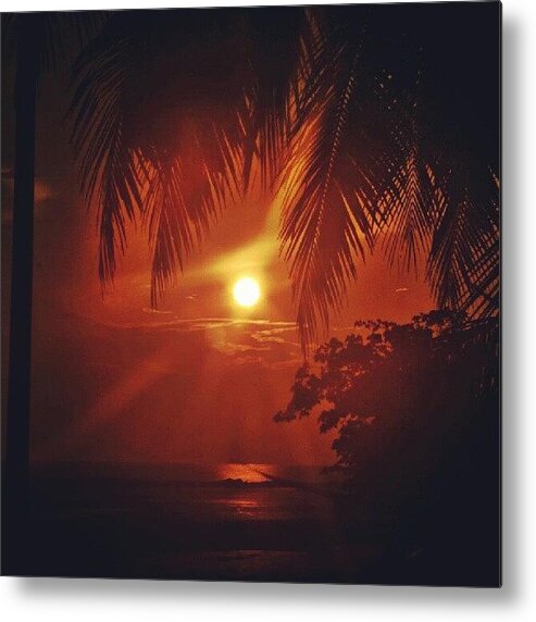 Beautiful Metal Print featuring the photograph Good Morning..it's Sunday! #sunrise by Manan Din