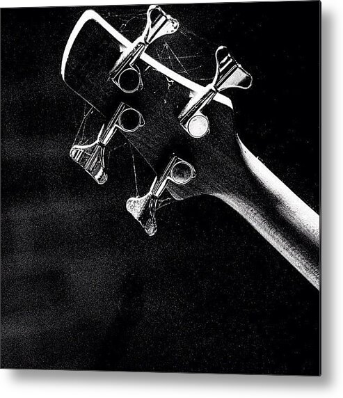 Gathering Metal Print featuring the photograph I Have A Feeling That This Guitar by Jesse Vargas