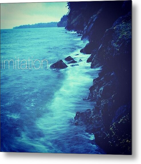 October Metal Print featuring the photograph I Love Waves And Wind And Rain And by Brad Sinclair