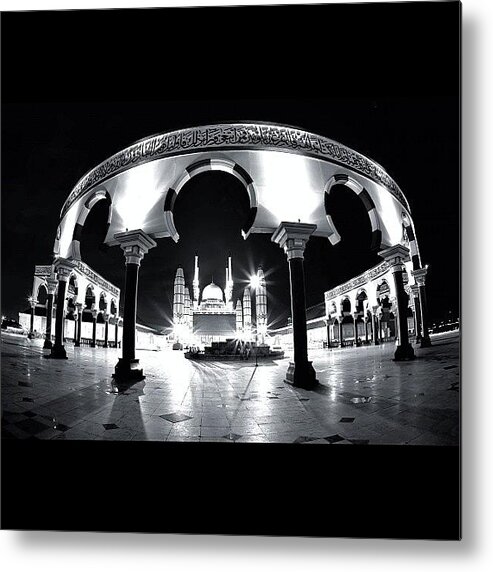 Blackandwhite Metal Print featuring the photograph #irox_bw #bwoftheday #bwstyles_gf by Tommy Tjahjono