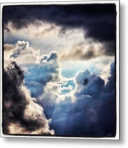  Metal Print featuring the photograph It's Brewing A Storm Over Leeds by Carl Milner