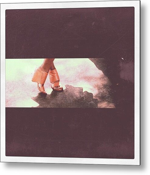  Metal Print featuring the photograph it's Gotta Be The Shoes! by Omar Farlow