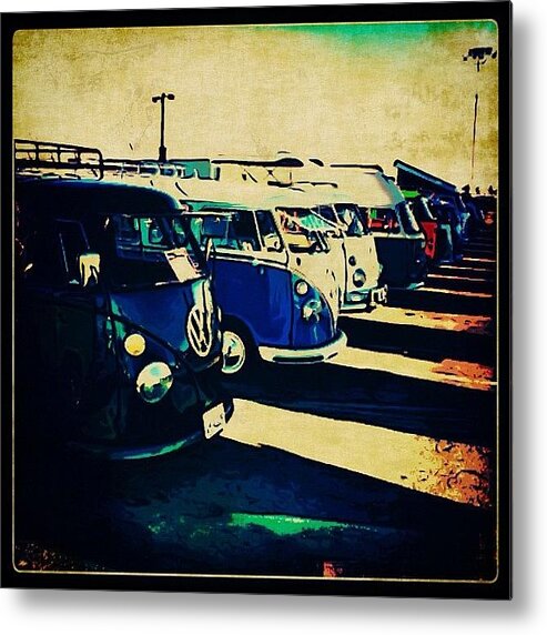 Paintstyle Metal Print featuring the photograph #jumpedthegunposting #vw #volkswagon by Exit Fifty-Seven