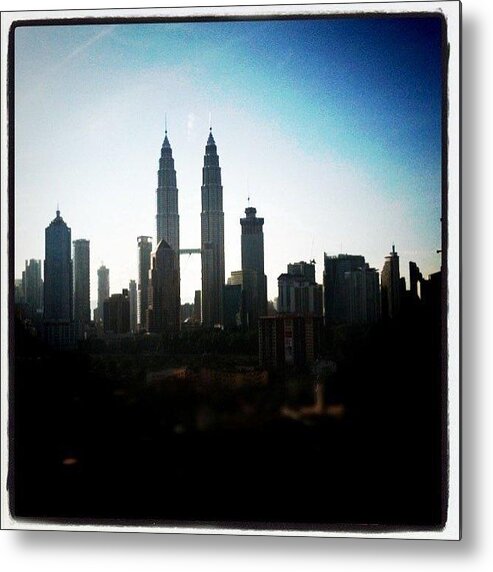 Iphonesia Metal Print featuring the photograph Kl 20/3/11 by Tito Santika