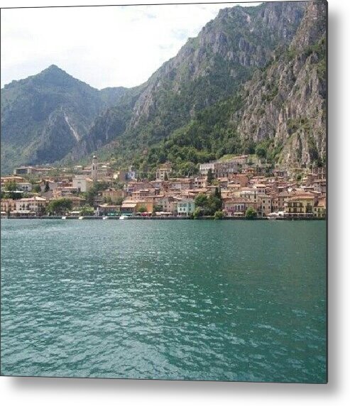 Beautiful Metal Print featuring the photograph Limone, Lake Garda...... The Most by Lauren Dunn