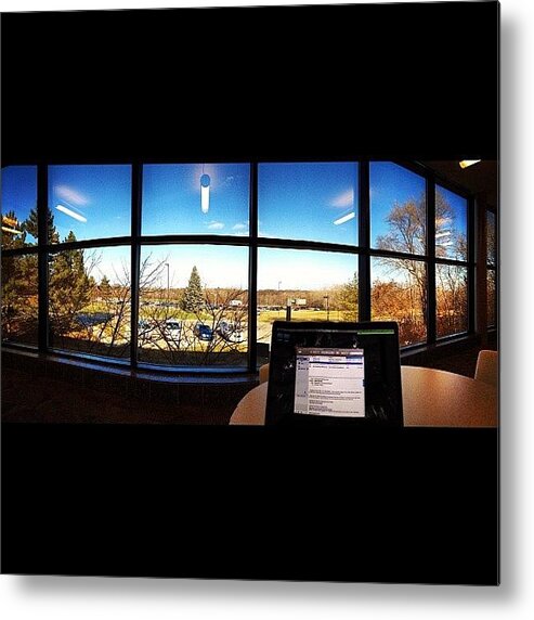 Panorama Metal Print featuring the photograph Livin Life In Between Classes #panorama by Christian Thayer