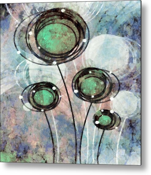 Lolli Metal Print featuring the mixed media Lollipop 3 by Angelina Tamez