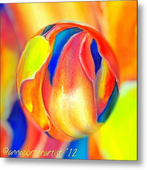 Art Metal Print featuring the photograph Magnolia Marble by Anna Porter