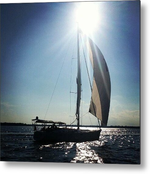  Metal Print featuring the photograph Mark From Charleston Sailing School Got by Dustin K Ryan