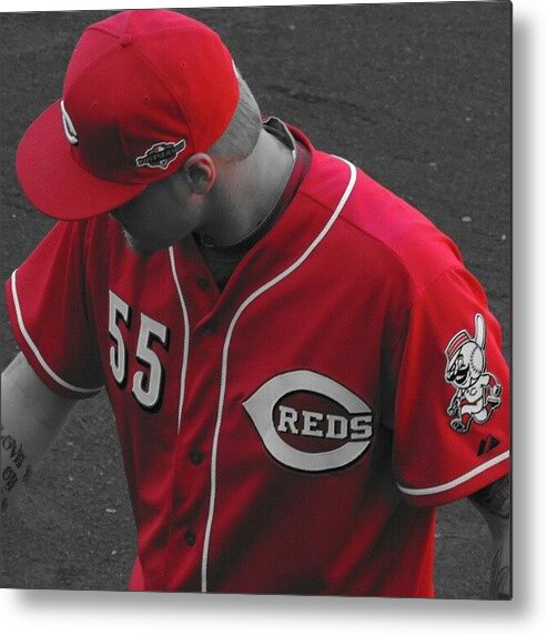 Reds Metal Print featuring the photograph #matlatos Up Close And Personal. #reds by Reds Pics