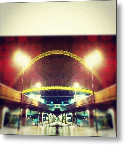 Igerspinoy Metal Print featuring the photograph Mid. (a Shot Of Wembley Stadium by Reigun  Decena