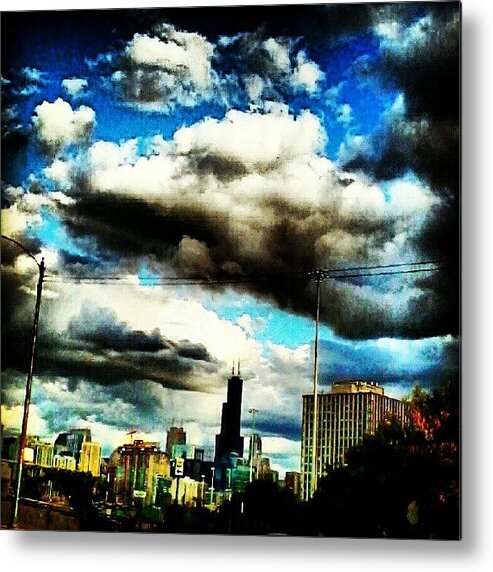 City Metal Print featuring the photograph More City by Michael Green
