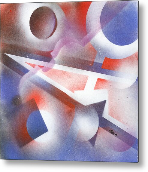 Music Metal Print featuring the painting Music of the Spheres by Hakon Soreide