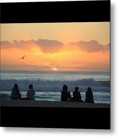Instagram Metal Print featuring the photograph New Year's Day 2012 In Bondi by Sydney Australia
