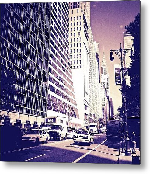 New York City Metal Print featuring the photograph New York City Dreamscape by Vivienne Gucwa