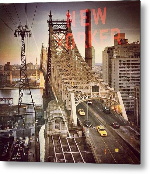 City Metal Print featuring the photograph #newyork #newyorker #city #urban by Joel Lopez