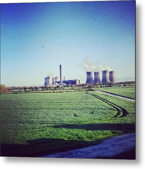 Androidcommunity Metal Print featuring the photograph On The Way To #liverpool #green by Abdelrahman Alawwad