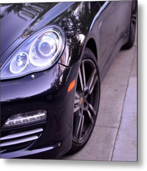 Bubbles Metal Print featuring the photograph Porche In Downtown Boulder by Atharva Kharkar
